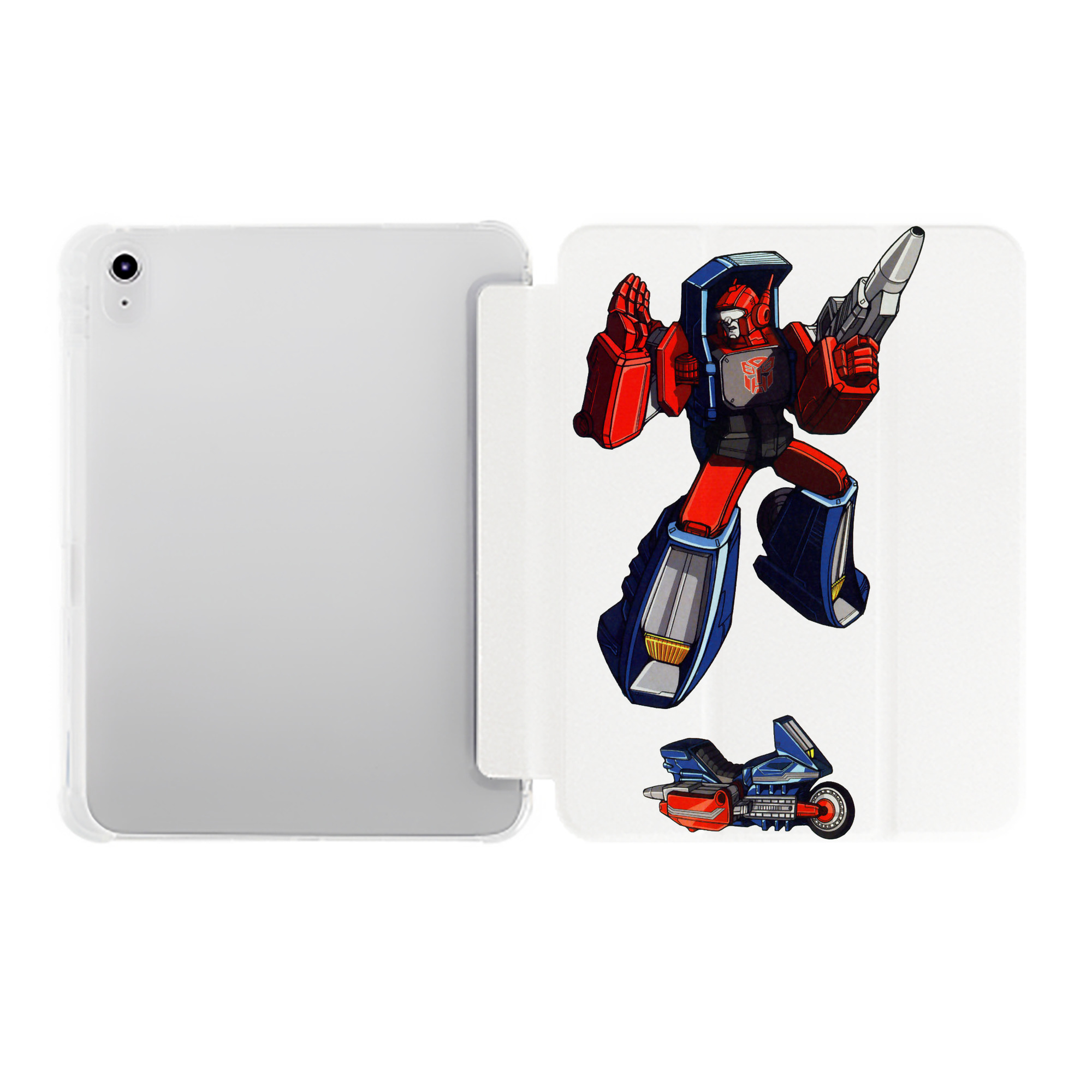（画像用）  IPad ケース ペン収納付き 三つ折りスタンド PUレザー×シリコン 対応機種9.5/10.5/10.9インチ